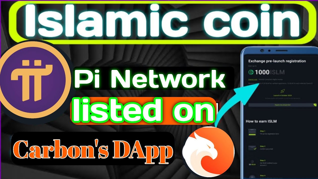 🎉Islamic coin Islamic coin launch update | pi Network listed on carbon s dapp good news