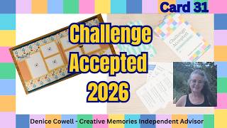 CM Scrapbook Challenge Accepted 2026 - Card 31 - 30-Minute Layout