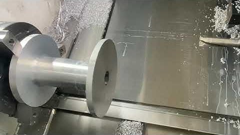 Turning a aluminum part on my okuma LB 4000