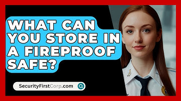 What Can You Store In A Fireproof Safe? - SecurityFirstCorp.com