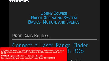 [Udemy ROS Course] Connect URG Hokuyo Laser Range Finder to ROS