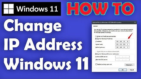 How to Change IP Address on Windows 11 in 2024 - Too Easy To Change IP Address on Windows 11