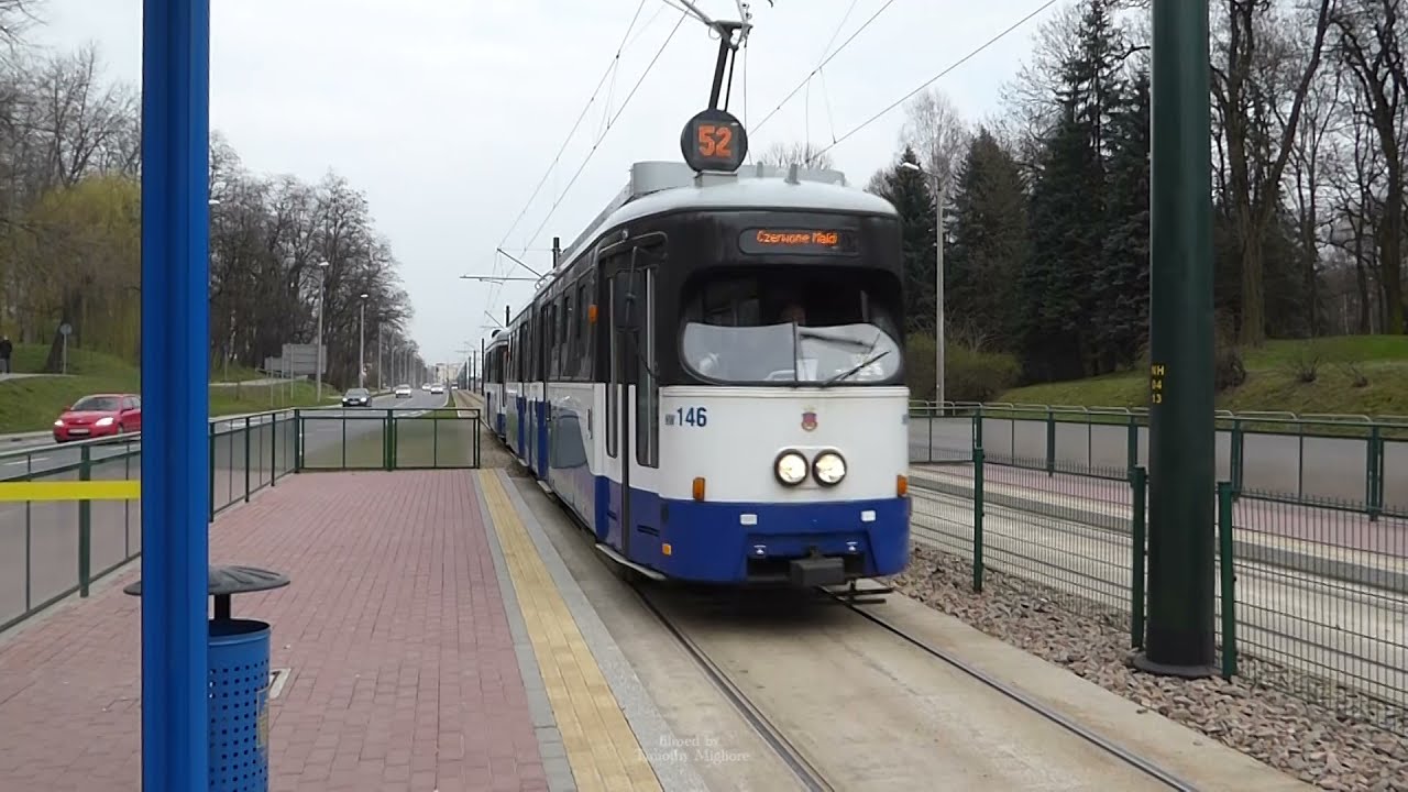 Trams in Krakow, Poland 2016