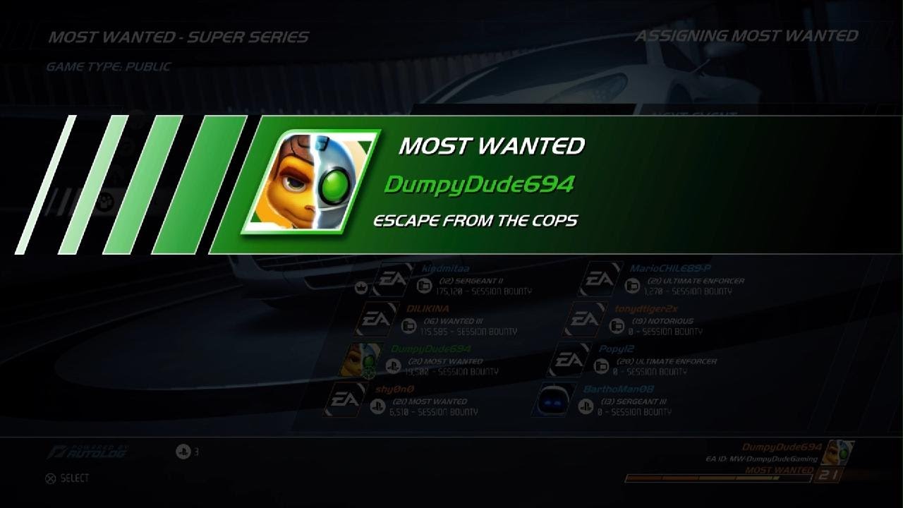 NFS Hot Pursuit Remastered: Online - Most Wanted - Super Series: Carson Ridge North