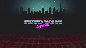 Retro Wave Intro v.2 | After Effects Templates - Motion Array