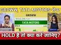 Groww, TATA MOTORS share latest news, groww, tata motors share target, anelysis 
