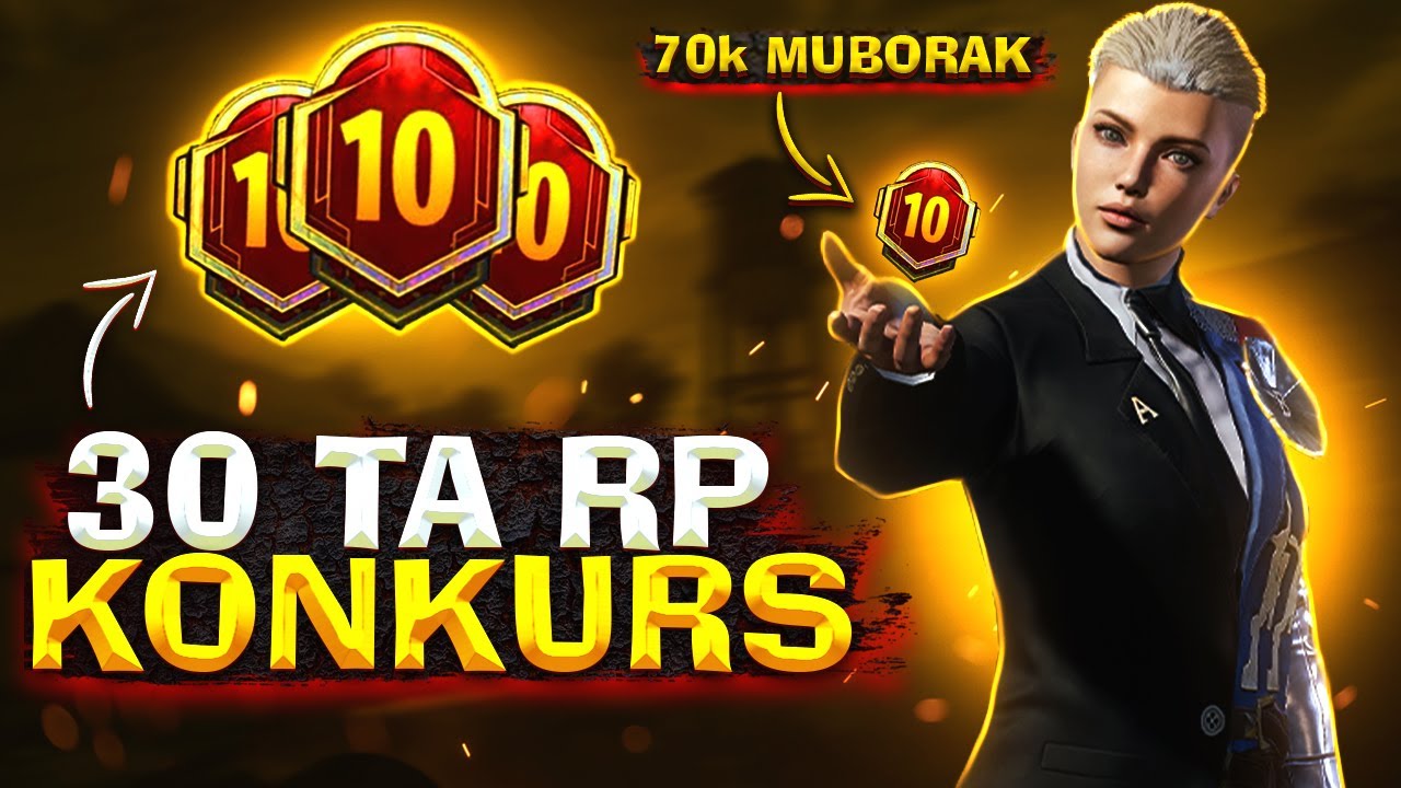 😍BUGUN 10 KISHIGA ROYAL PASS 2K LIKEDAN KEYIN😆KONKURSGA QATNASHMAGANLAR HALI VAQT BOR PUBG MOBILE