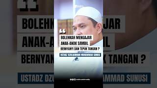 Bolehkah mengajar anak sambil bernyanyi dan tepuk tangan ?