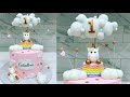 Cake decorating tutorials | how to fondant hot air balloon unicorn cake | Sugarella Sweets