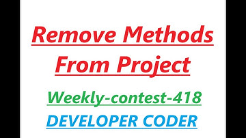 Remove Methods From Project | Leetcode weekly-contest-418