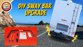 Motorhome's Handling Improved With a DIY Front Sway Bar Installation!
