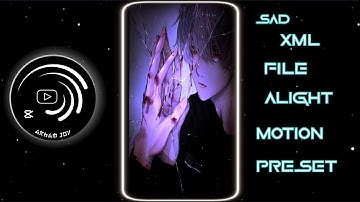 Mujhe Kyu Dhoka Diya 🥺 || Alight Motion Presets Xml || 🙂 #xml #alightmotion #preset