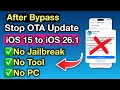 After iCloud Bypass Disable Update NO Need Any Tool No Jailbreak No PC 2026