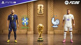 Brazil vs France FIFA World Cup Final | EPIC Showdown | FC 26 Gameplay