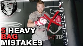 5 Common Heavybag Mistakes that Most Beginners Make