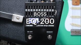 Boss EQ 200 Graphic Equalizer - The Most Powerful Toneshaper on The Market
