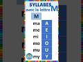 Apprendre à Lire Syllabes Avec La Lettre M Français Lecture Eme