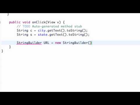 Android Application Development Tutorial   155   StringBuilder and XML Parsing Framework