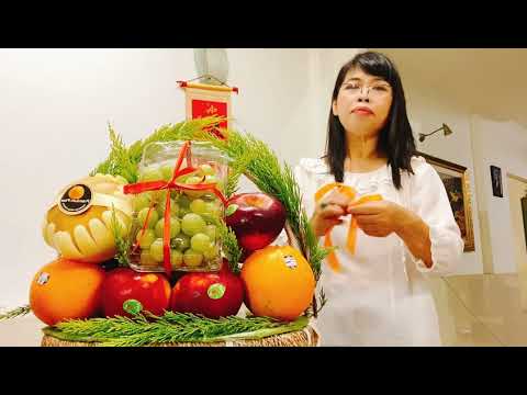 Video CÁCH TRANG TRÍ GIỎ TRÁI CÂY ĐI ĐÁM GIỖ| GIỎ TRÁI CÂY... - youtube