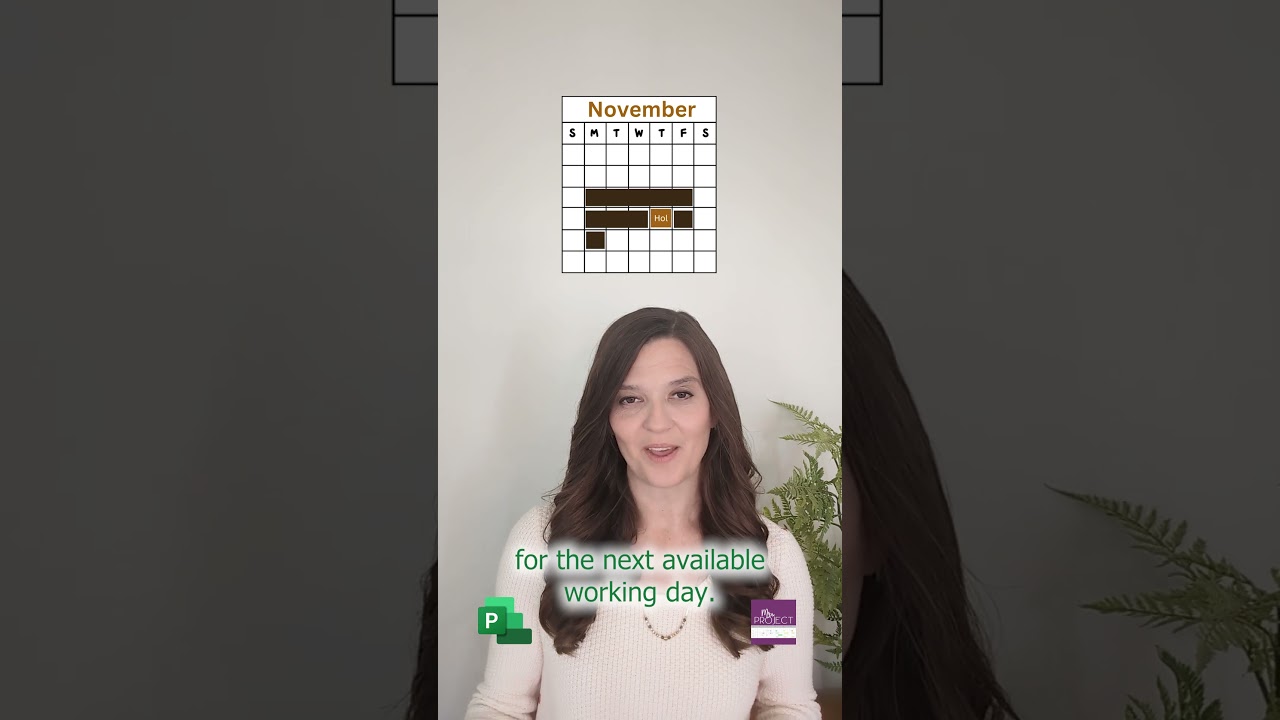 How #MicrosoftProject Handles Holidays - MS Project