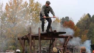 Vanhan Savotan Puintipäivä 2013, Lankkusahausta