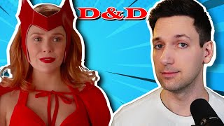 How to build SCARLET WITCH Wanda from MARVEL in Dungeons & Dragons