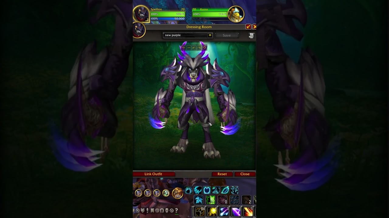 Wow dressing room: Druid 2