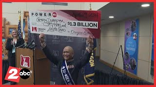 WATCH: Oregon's $1.3 billion Powerball winner announced