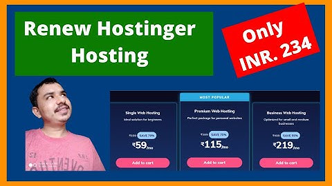 How to Renew Hostinger Hosting | Hostinger Hosting Renewal