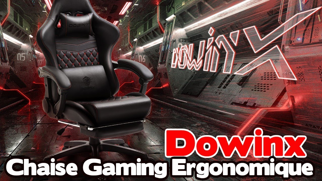 Dowinx Chaise Gaming Ergonomique Fauteuil de Bureau et PC avec