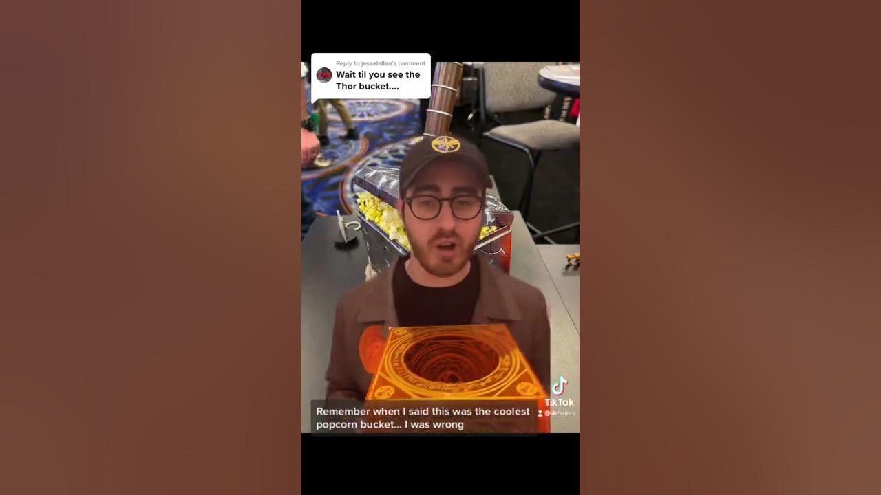 THOR POPCORN BUCKET 👀⚡️ YouTube