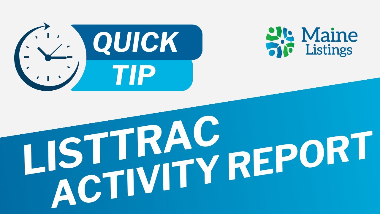 Listtrac ListTrac Activity Report - YouTube
