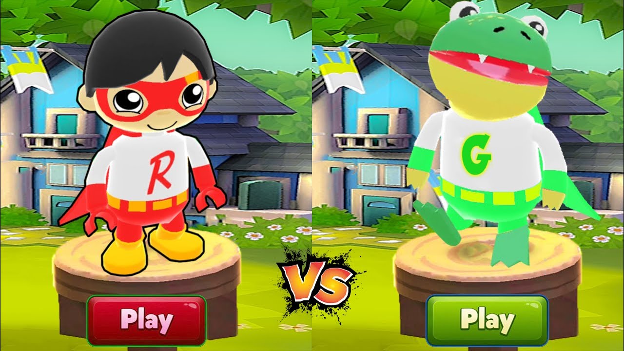 Tag with Ryan - Red Titan vs Gus Run Gameplay