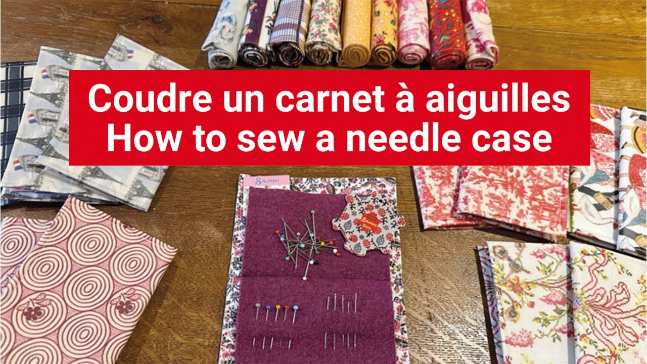 Tuto couture : carnet d'aiguilles - Sewing tutorial: make a needle case