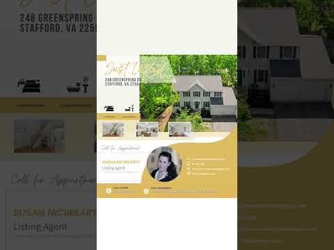 248 Greenspring Drive, Stafford, VA home video tour