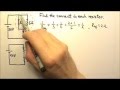 AP Physics 2  Circuits 17  Resistors in Parallel and then in Series Problem