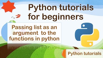 How to pass list as a argument in functions || Python || All About ECE