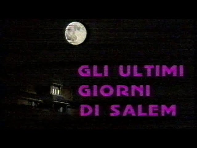 Le notti di Salem (1979, aka Gli ultimi giorni di Salem) - Intro prima  puntata - Stephen King 