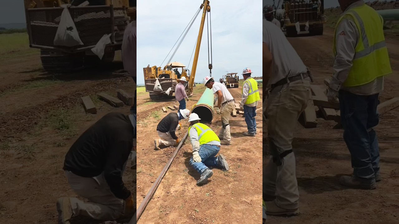 Workers heard strange noises coming from the pipes