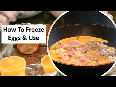 Wie einfrieren Eier & Fry Thawed Egg