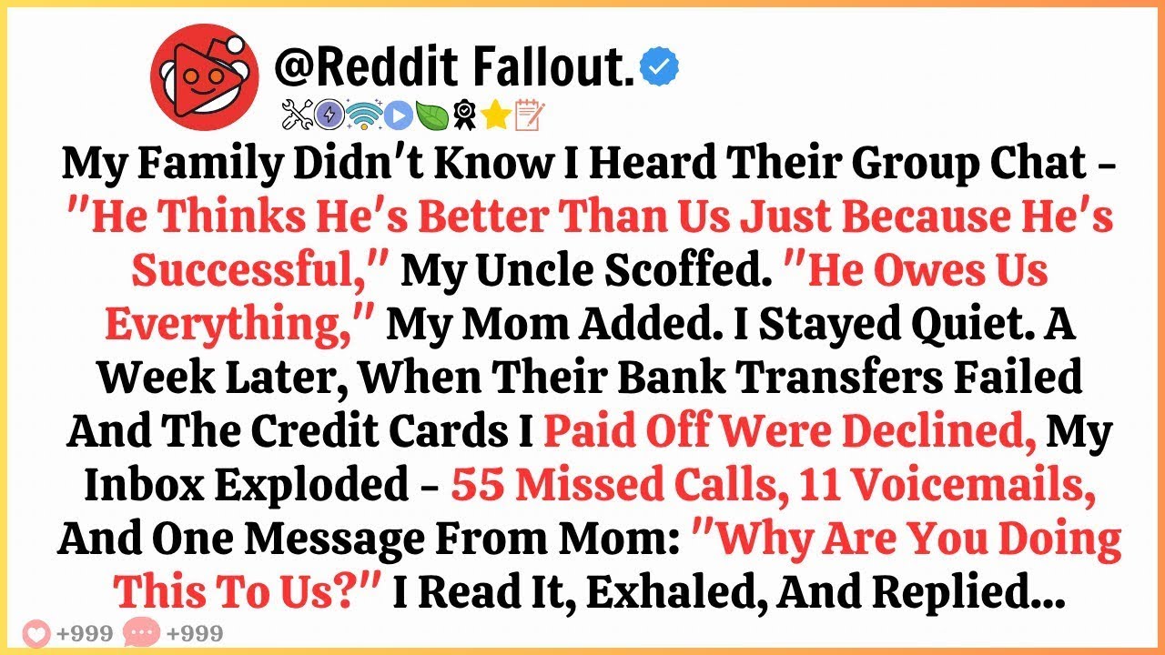 My Family Didn’t Know I Heard Their Group Chat — “He Thinks He’s Better