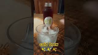 cold brew coffee ✨✨✨
