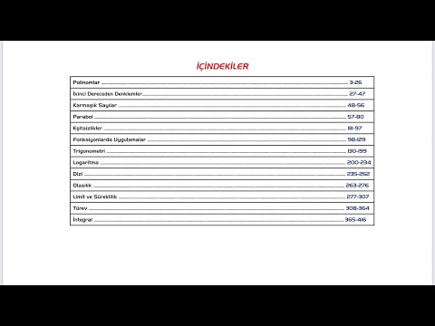 TYT AYT matematik konu anlatımı videosu