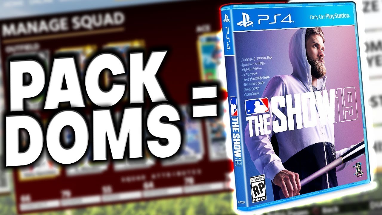 FREE Copy Of MLB The Show 19 With Pack Domination Series! MLB The Show 18 Diamond Dynasty