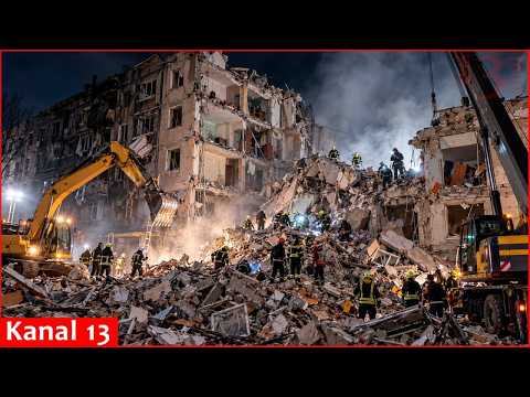 Rescuers search rubble, as death toll from Russian strike on Ukraine's Pryluky rises