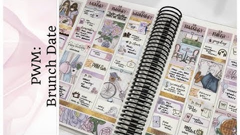 Plan with Me: GP Sticker Studio, Brunch Date | ShawntePlans