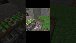 Creeper Face Secret Door!   MinecraftHindi #RedstoneHacks #CreeperDoor #SecretBase #MinecraftShorts