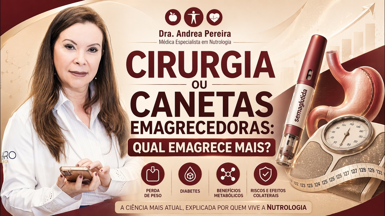 Cirurgia bariátrica ou canetas emagrecedoras?