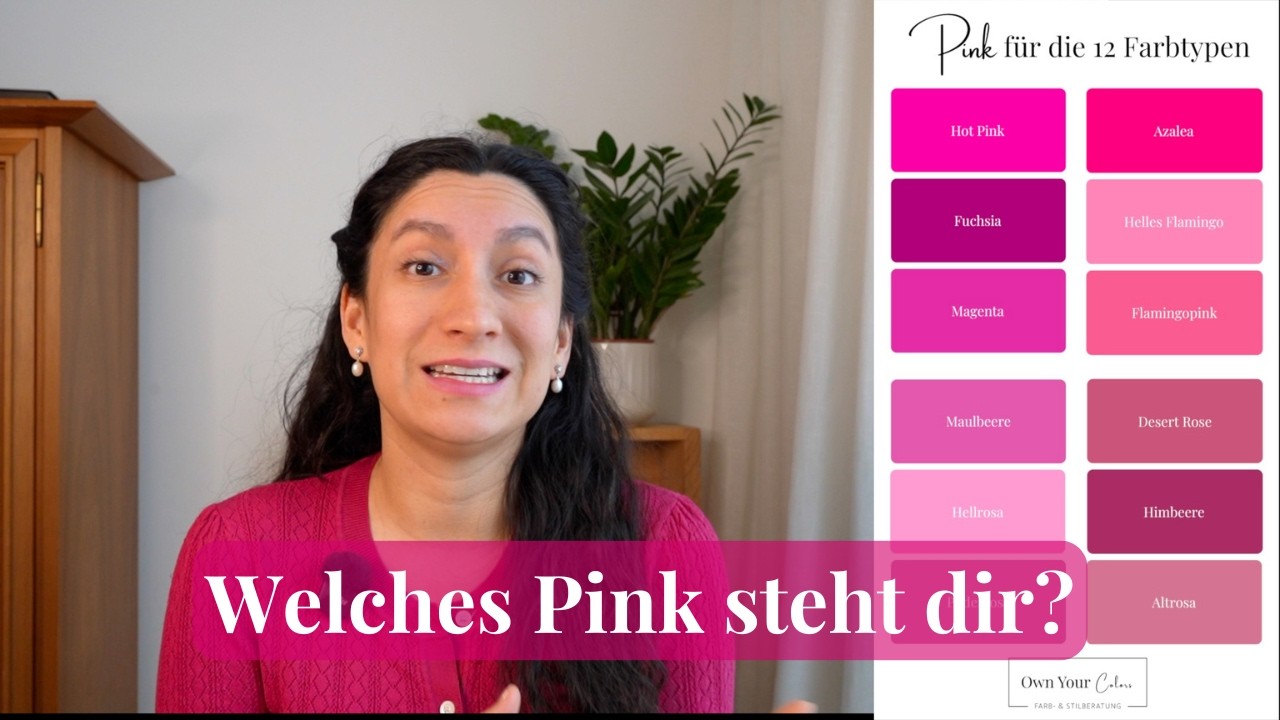 ⁣Welches Pink/Rosa passt dir wirklich? 12-Farbtypen