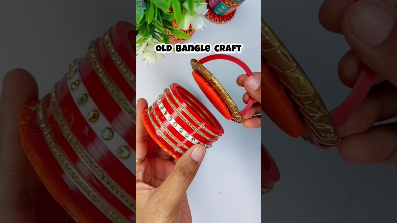 Waste  Bangle DIY for Mandir | #diy #bestoutofwaste #craft #ganesh